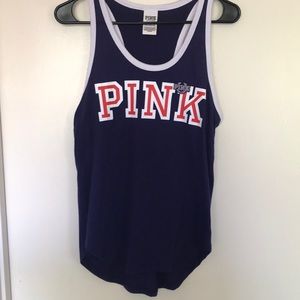 VS Pink Navy Tank